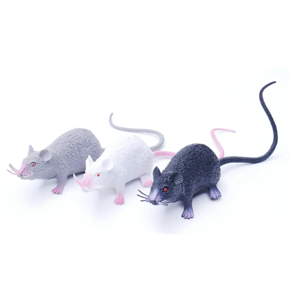 Lifelike Fake Rat Prank Toy – Halloween Mouse Prop Gag Gift