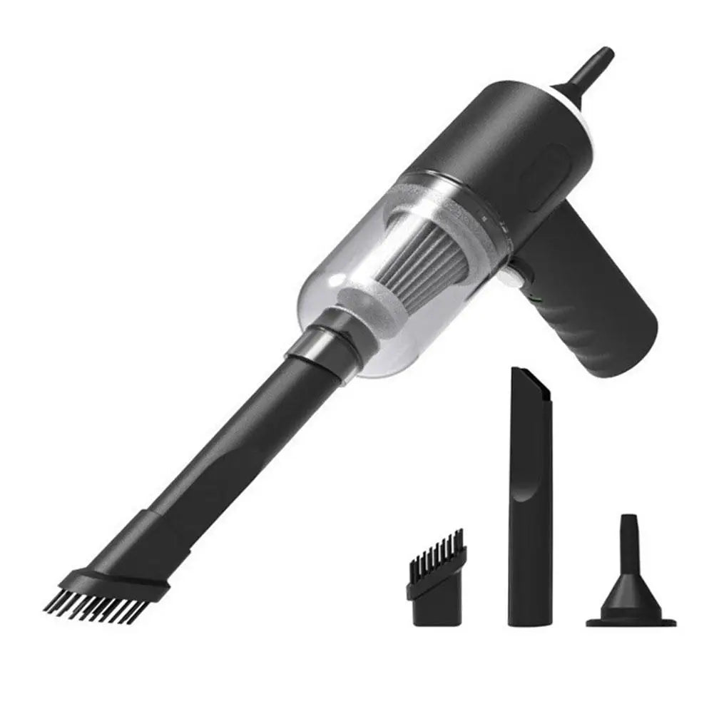 Car Vacuum Cleaner Portable Small Vacuum Cleaner For Multi Purpose Vehicles Small Household Pump Handheld Car Vacuum Cleaner Peaceful Pleasures Health and Wellness Black