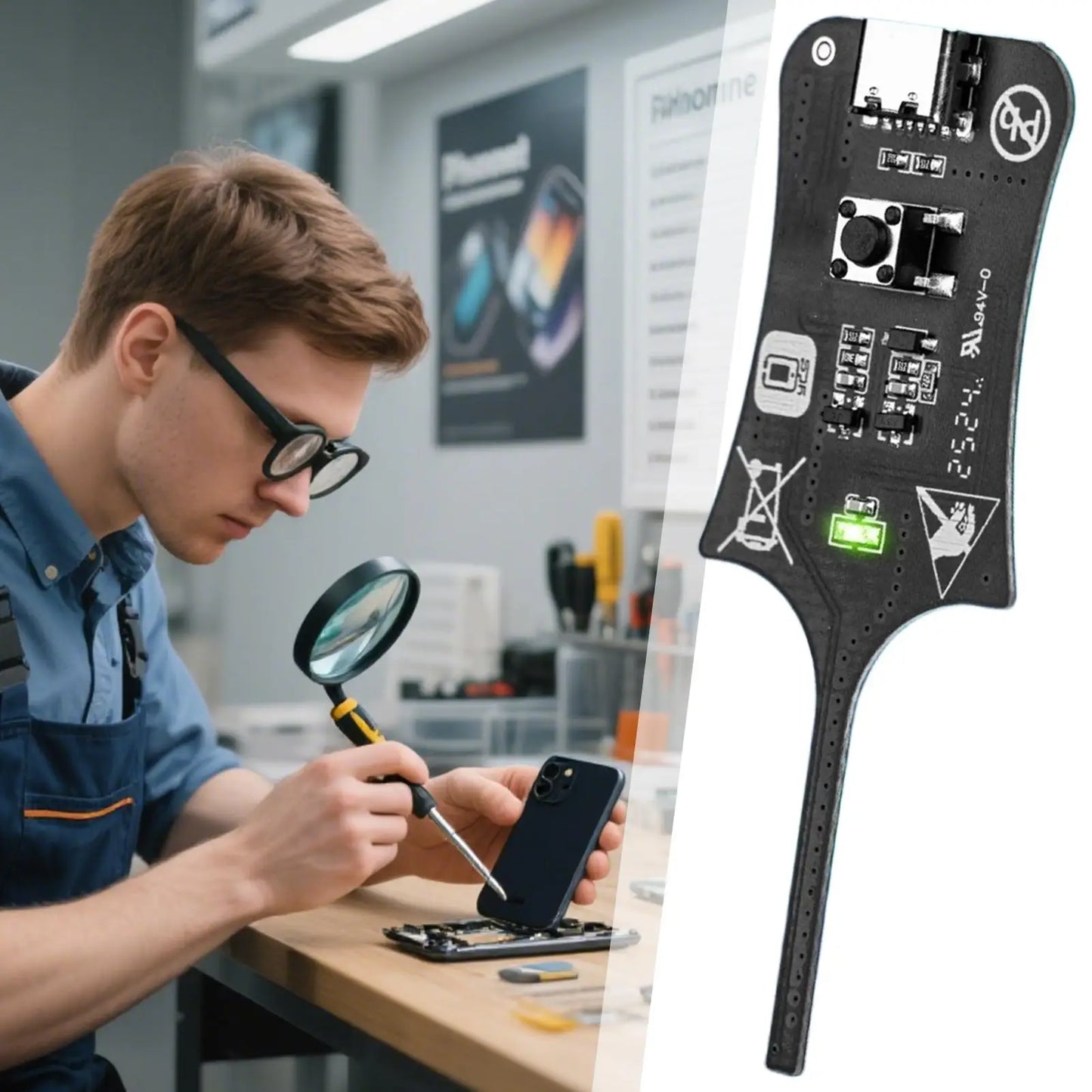High Precision Inductance Tester – Motherboard Coil Fault Detector