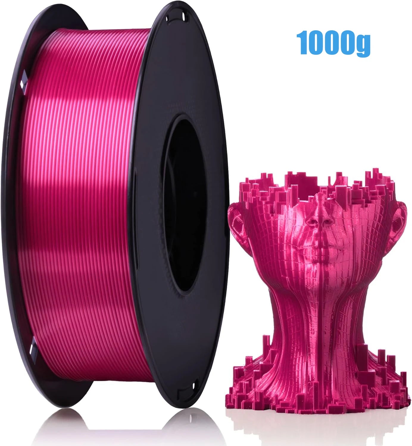 Silk PLA Filament 1.75mm | Metal-Like Shiny Finish, ±0.02mm Accuracy