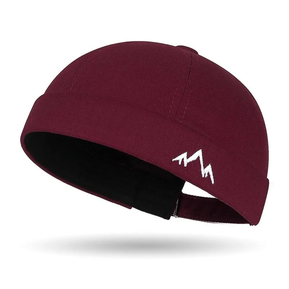 Retro Brimless Beanie Hat | Unisex Docker Cap Adjustable