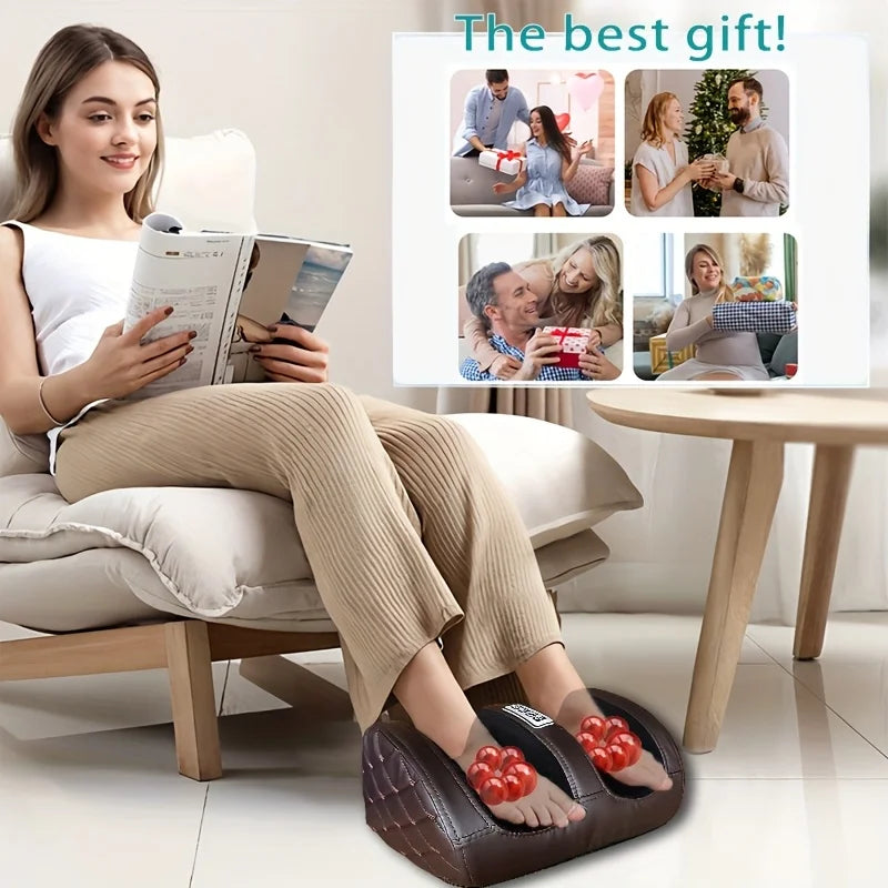 oot and Leg Massager, Foot Sole Acupoint Massage, Meridian Massage Device. Features Foot Sole Kneading and Acupressure Pushing T Peaceful Pleasures Health and Wellness