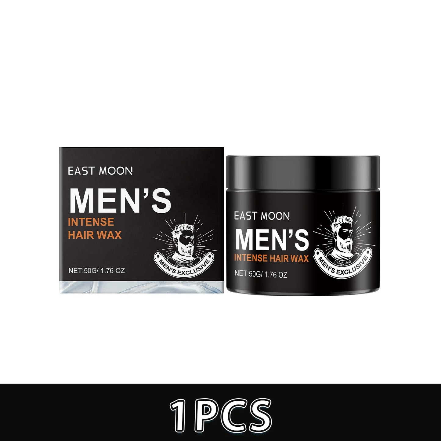 East Moon Styling Hair Wax Men's Hair Lasting Styling Hair Wax Refreshing Fluffy Salon Keep Hair Style Hair Puff Hair Styling Peaceful Pleasures Health and Wellness durable shaping