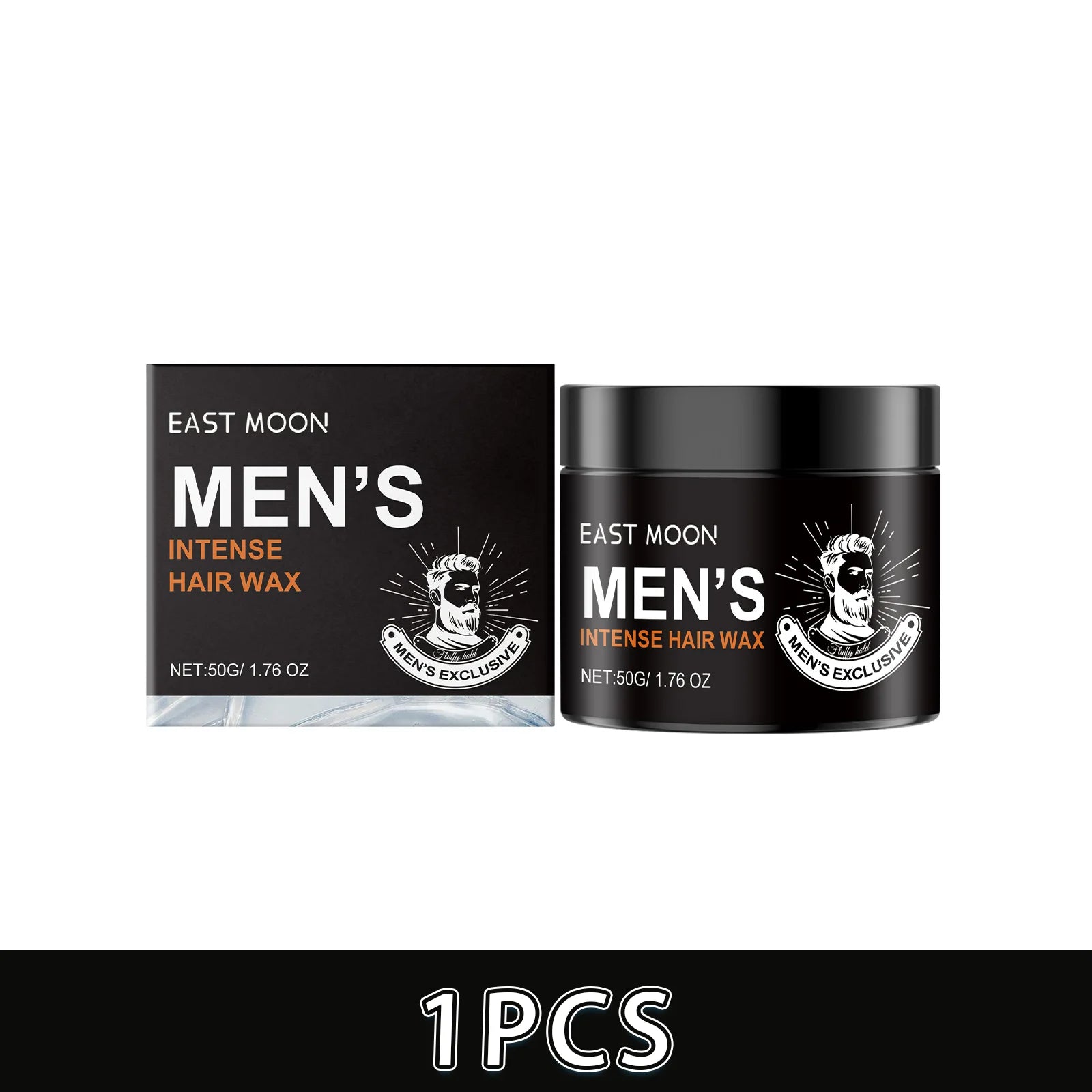 East Moon Styling Hair Wax Men's Hair Lasting Styling Hair Wax Refreshing Fluffy Salon Keep Hair Style Hair Puff Hair Styling Peaceful Pleasures Health and Wellness durable shaping