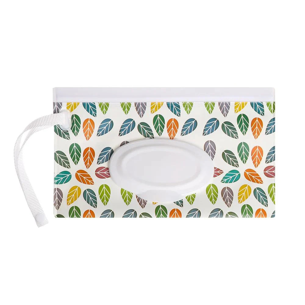 Baby Wet Wipe Pouch EVA Flip Cover | Refillable Stroller Bag