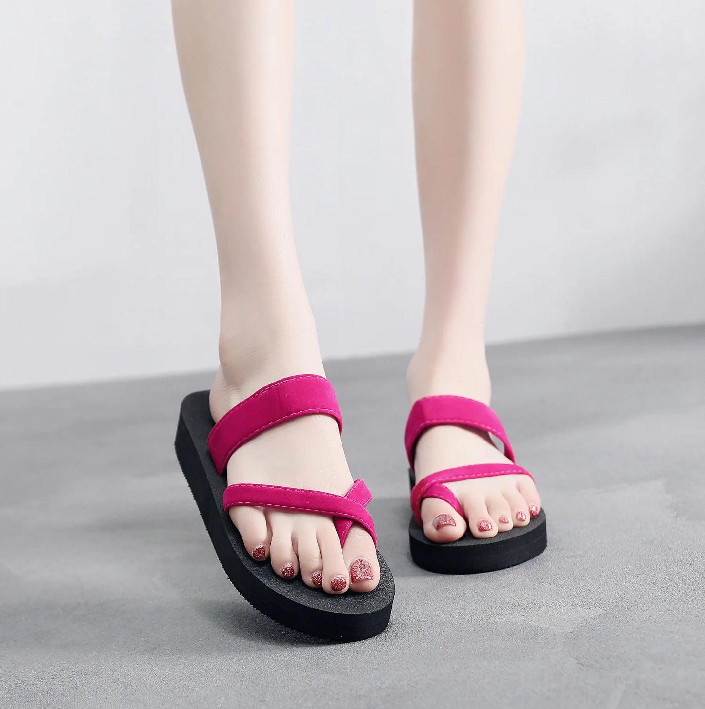 Women's Flat Flip Flop Sandals – Summer Beach Open Toe Slippers