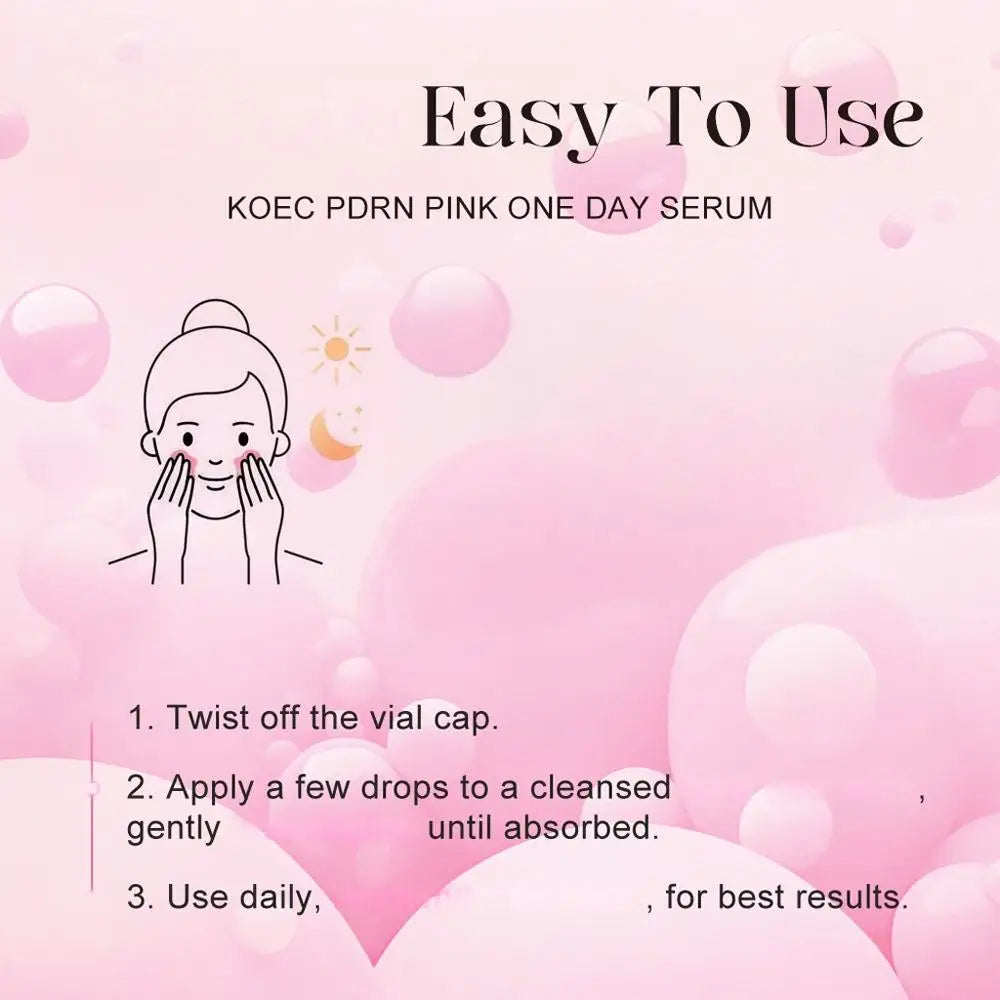 10 bottles of powdered peptide essence in one box, hydrating and moisturizing SALMON PDRN facial essence Peaceful Pleasures Health and Wellness