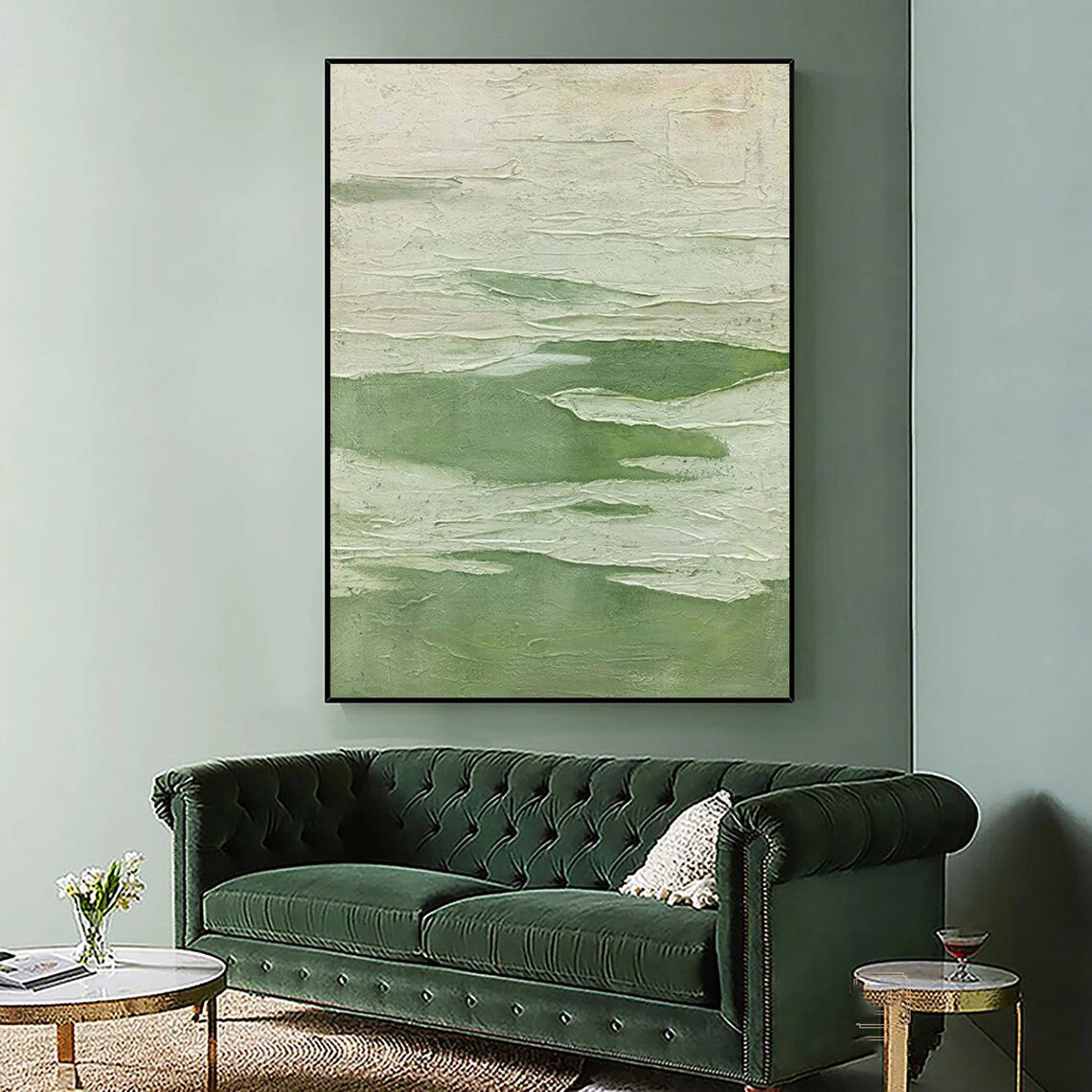 Hand Painted Abstract Canvas Wall Art | Large Colorful Painting Canvas Wall Painting Peaceful Pleasures Health and Wellness 6 30x40cm Unframed