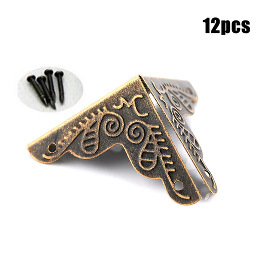 Metal Corner Brackets Gold Bronze Photo Frame Furniture Protector Peaceful Pleasures Health and Wellness Default Title