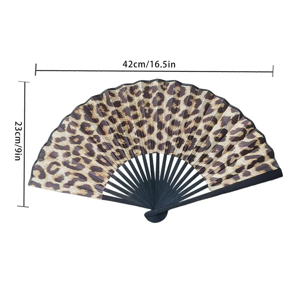 23cm Large Folding Hand Rave Fan Chinease/Japanese Gradient Colorful Reflective Foldable Fan Music Festival Fan Dance Fan Gifts Peaceful Pleasures Health and Wellness C China Mainland