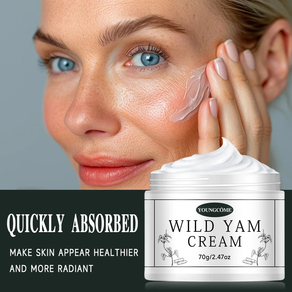 Wild Yam Root Face Cream – Moisturizing, Brightening & Firming Face Moisturizer Cream Peaceful Pleasures Health and Wellness