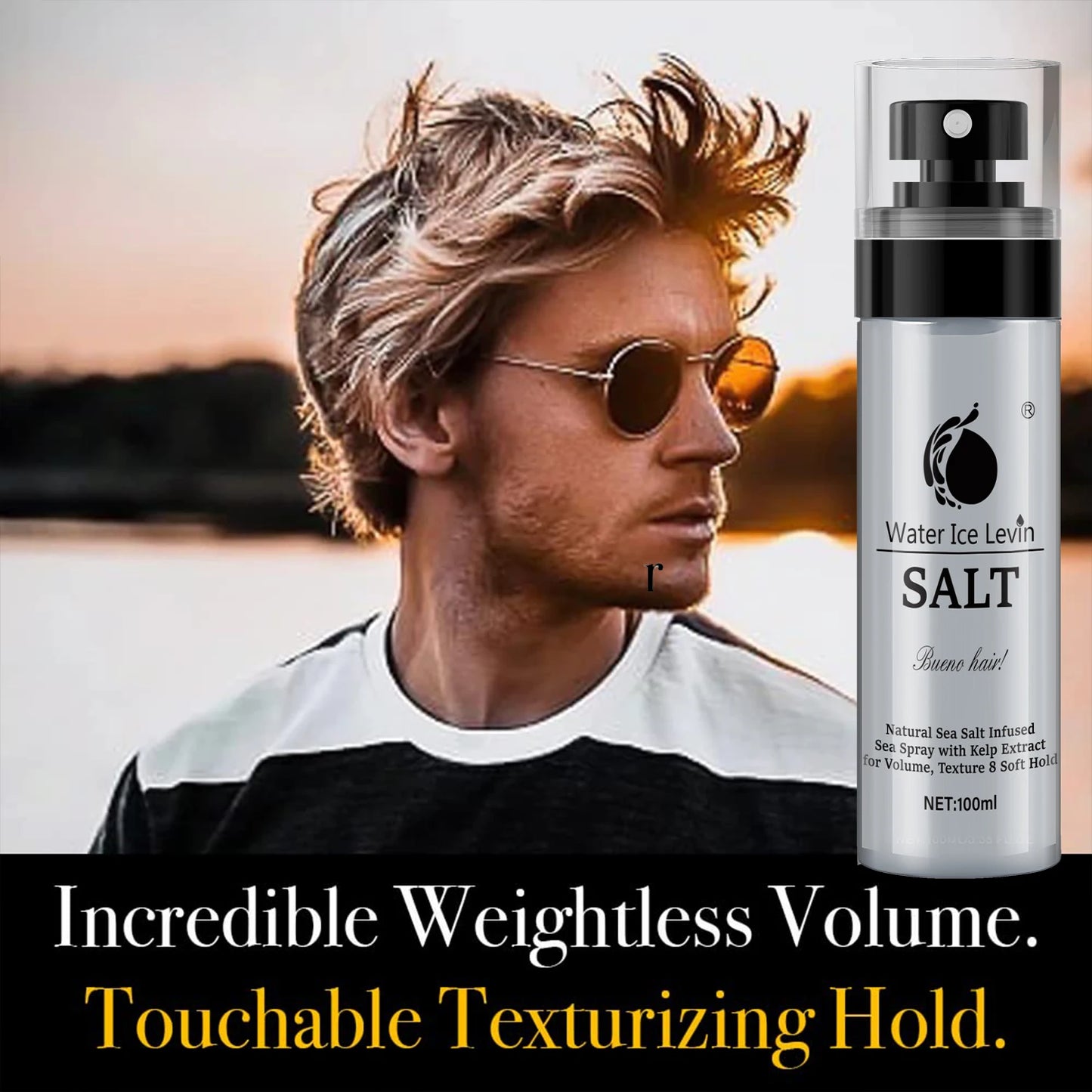 Sea Salt Spray for Hair Volume & Texture | Green Tea Mist