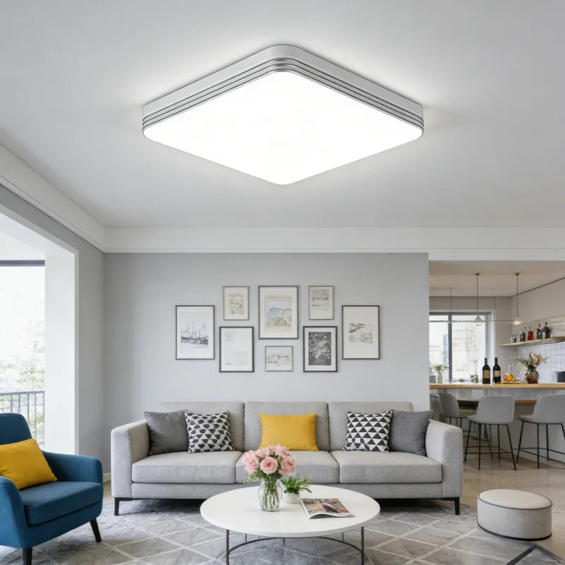 RUNTOIN 18-48W LED Flush Mount Ceiling Light 3000K-6500K