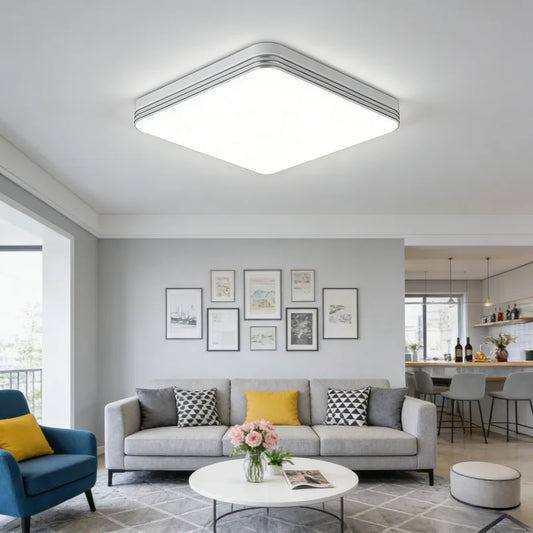 RUNTOIN 18-48W LED Flush Mount Ceiling Light 3000K-6500K LED Ceiling Light Peaceful Pleasures Health and Wellness