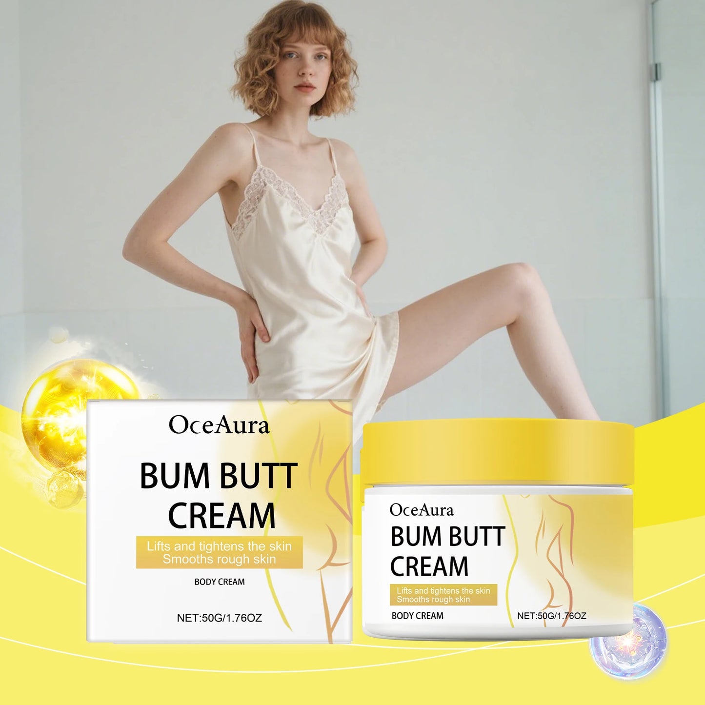 Butt Firming Cream with Collagen & Retinol | Body Toning 50g