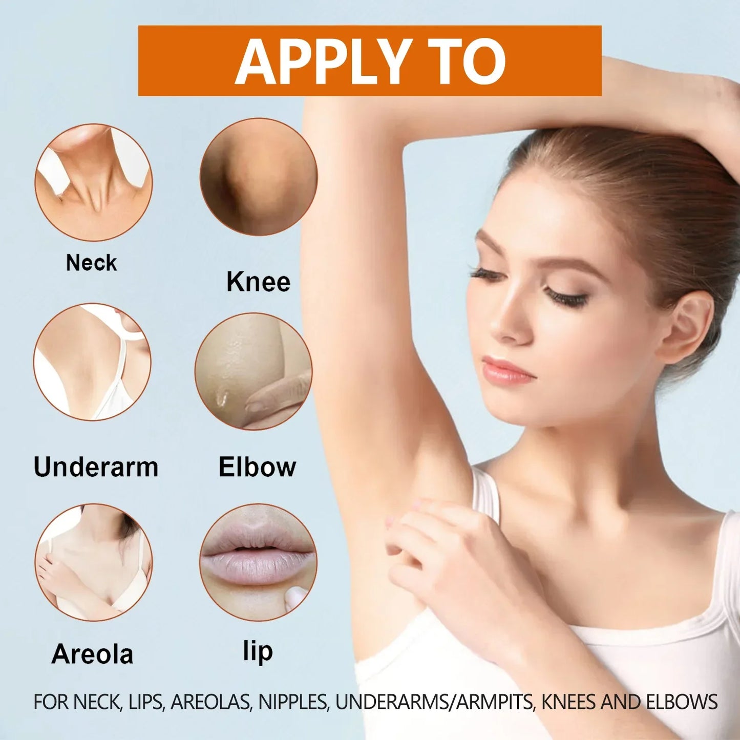 Dark Knuckles Whitening Serum Dark Knees Elbow Lightening Pigmentation Corrector Hand Knuckle Glow Intense Stains Remover Serum Peaceful Pleasures Health and Wellness