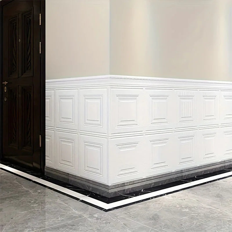 3D Peel-and-Stick Foam Wall Panels – Waterproof 35x35cm