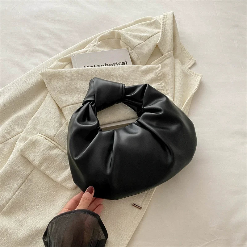 Exquisite Unique Niche Design Bag New Style Women's Bag Versatile Hand Carry Bag Handheld Wrist Bag for Daily Casual Travel Use Peaceful Pleasures Health and Wellness A
