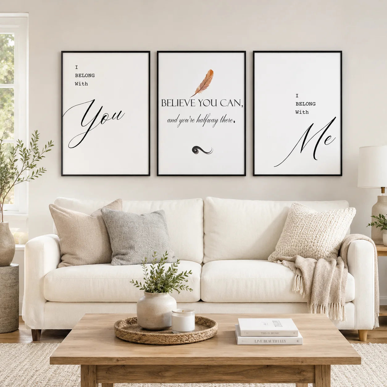 Nordic Inspirational Quote Canvas Wall Art | Minimalist Poster Canvas Wall Art Peaceful Pleasures Health and Wellness