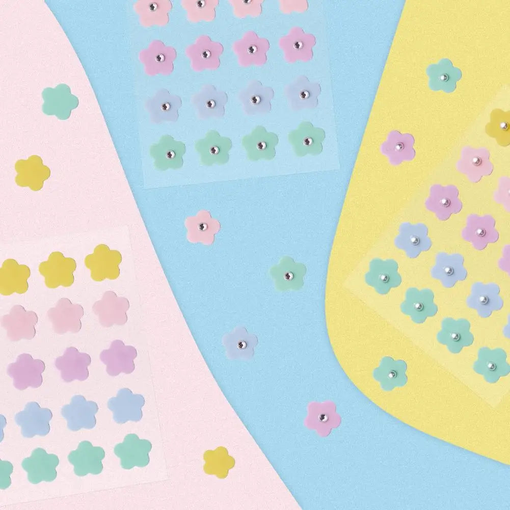20/60pcs Hydrocolloid Acne Patches Flower Shape Pimple Patch For Face Spot Treatment Stickers For Overnight Makeup Peaceful Pleasures Health and Wellness