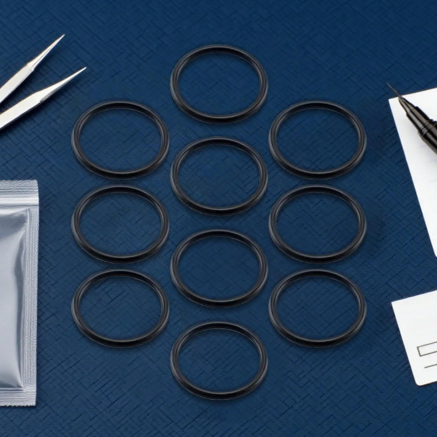 10-Pack Rubber O-Rings for Pool Pump Hose Connectors & Filters