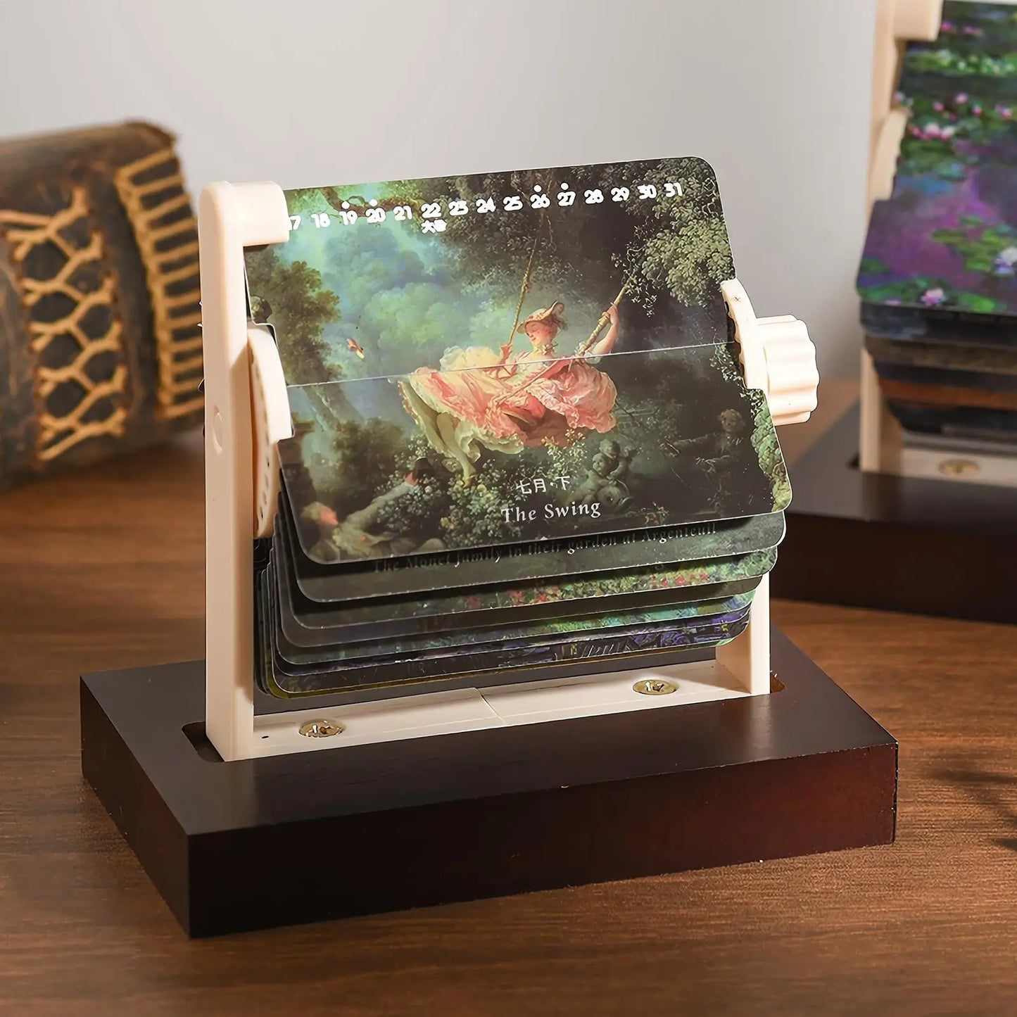 Mini Mechanical Rotating Desk Calendar 2026 | Aesthetic Planner