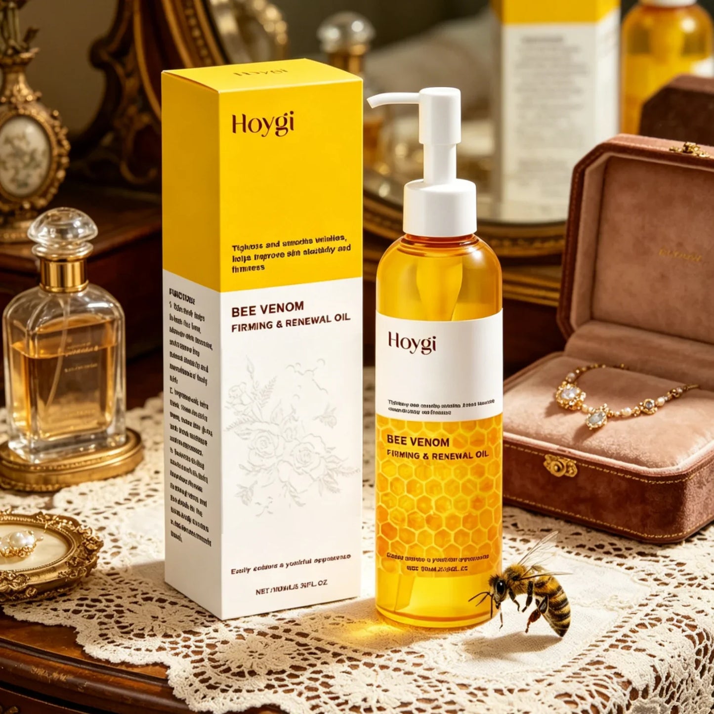 Hoygi Bee Venom Firming Body Oil – Skin Tightening 100ml
