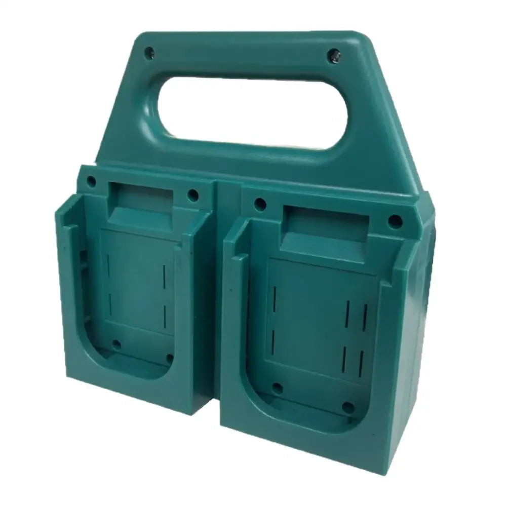 4/6 x Battery Mount Holder Portable Storage Rack Basket Bracket Holder For Makita 18V Battery (NO Batteries) Peaceful Pleasures Health and Wellness green 4 Slots