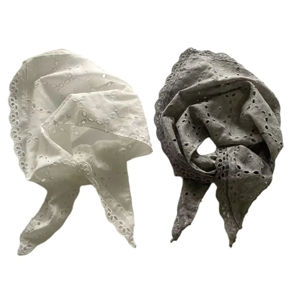Lightweight Cotton Triangle Scarf – Head Wrap & Neck Bandana