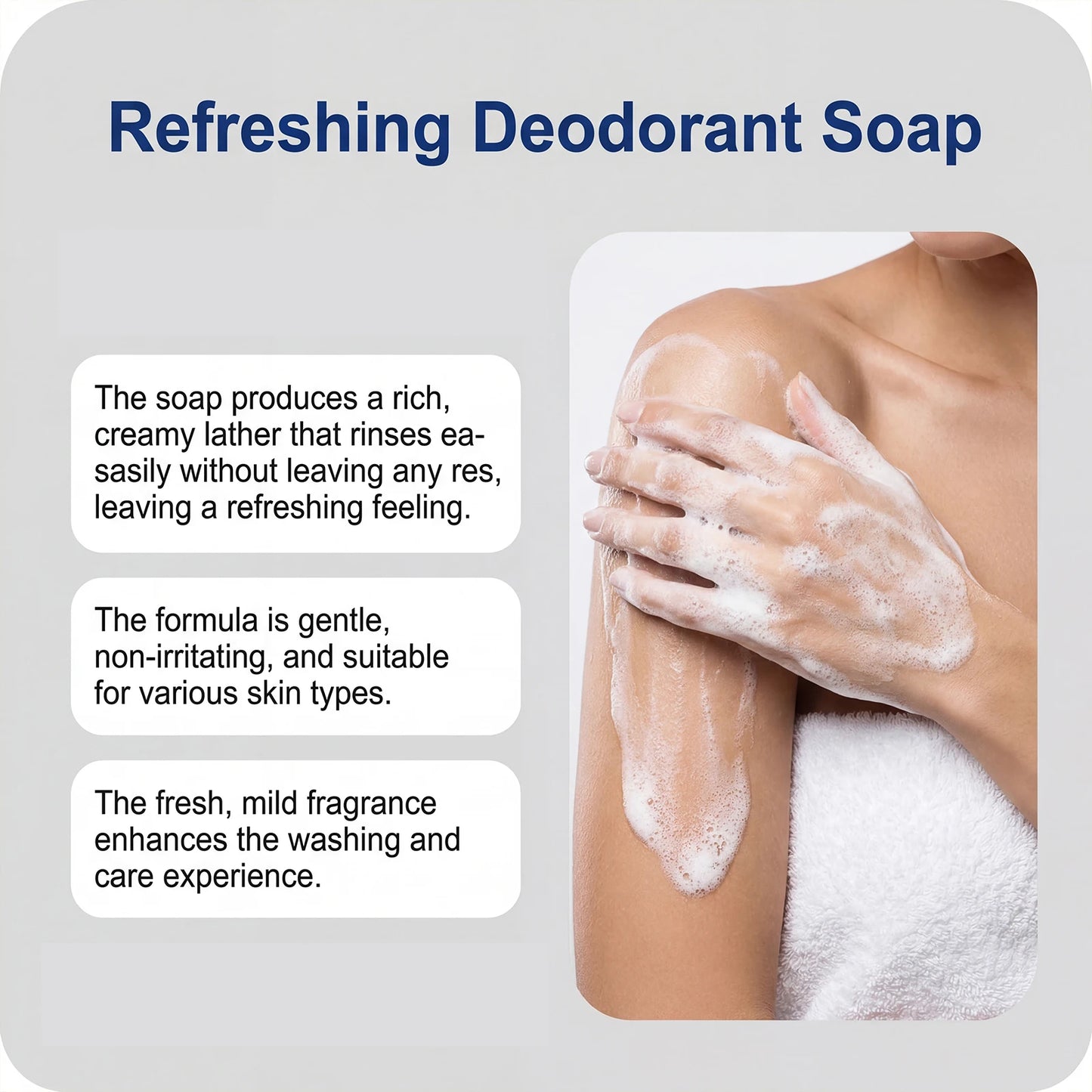 OceAura Persimmon Bar Soap – Gentle Cleansing & Odor Control