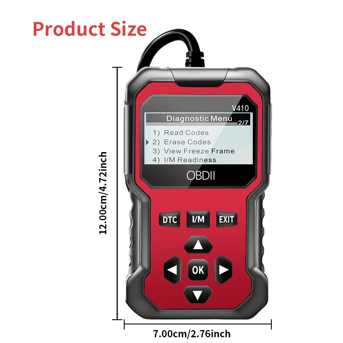 V410 OBD2 Scanner – Car & Truck Diagnostic Tool 1996+ Peaceful Pleasures Health and Wellness