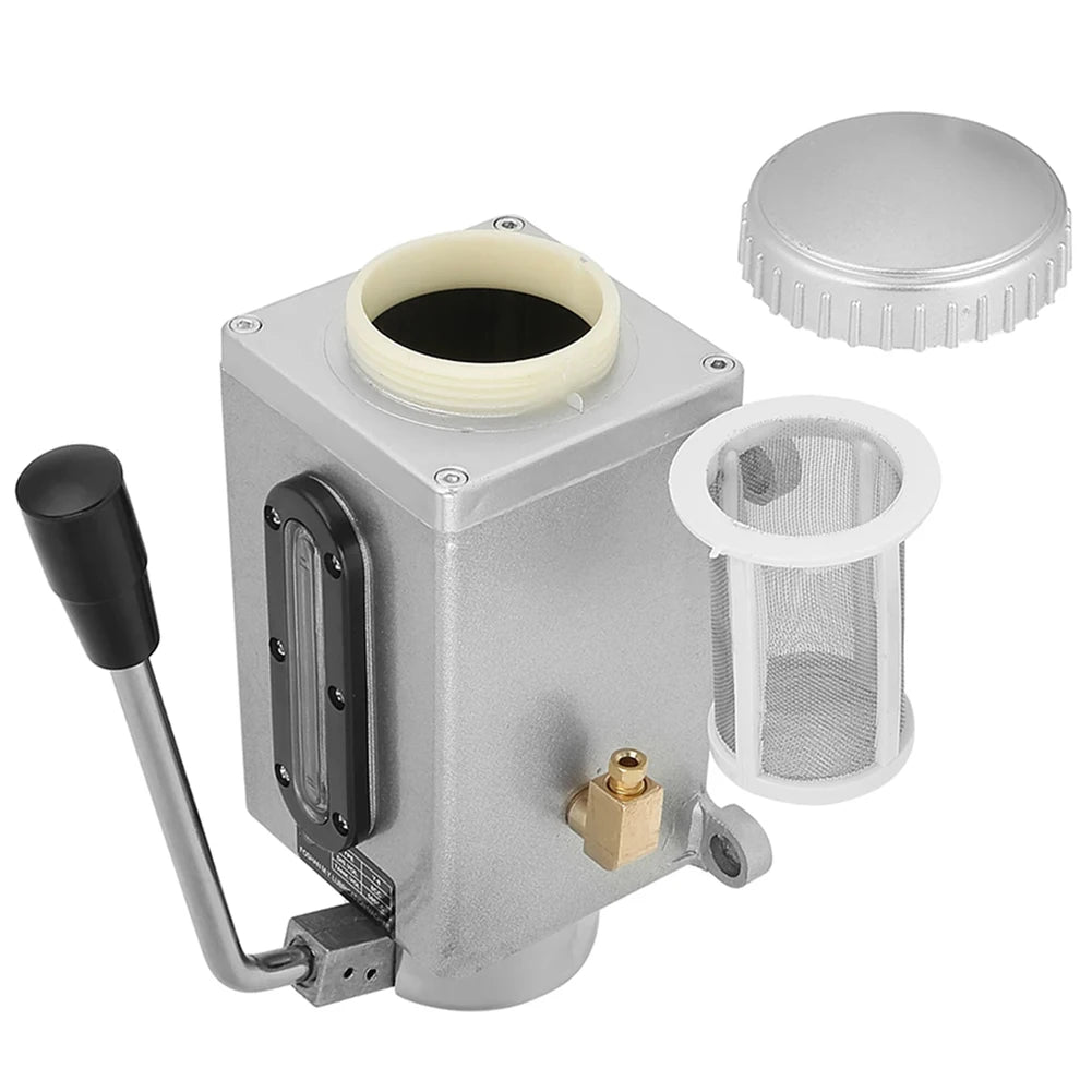 Manual Punching Lubrication Oiler Pump CNC Milling Machine Double Outlet Lathe Punching Machine Cutting Oil Pump Milling Machine Peaceful Pleasures Health and Wellness