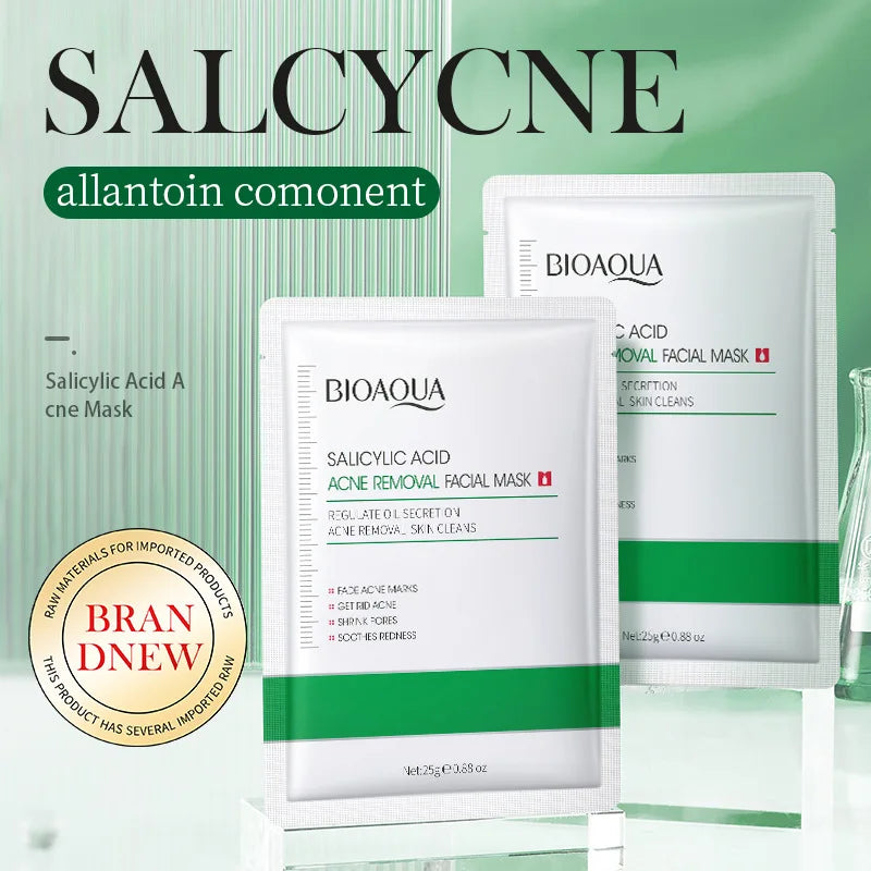 BIOAQUA Salicylic Acid Acne Face Mask 10 Pack – Anti-Aging