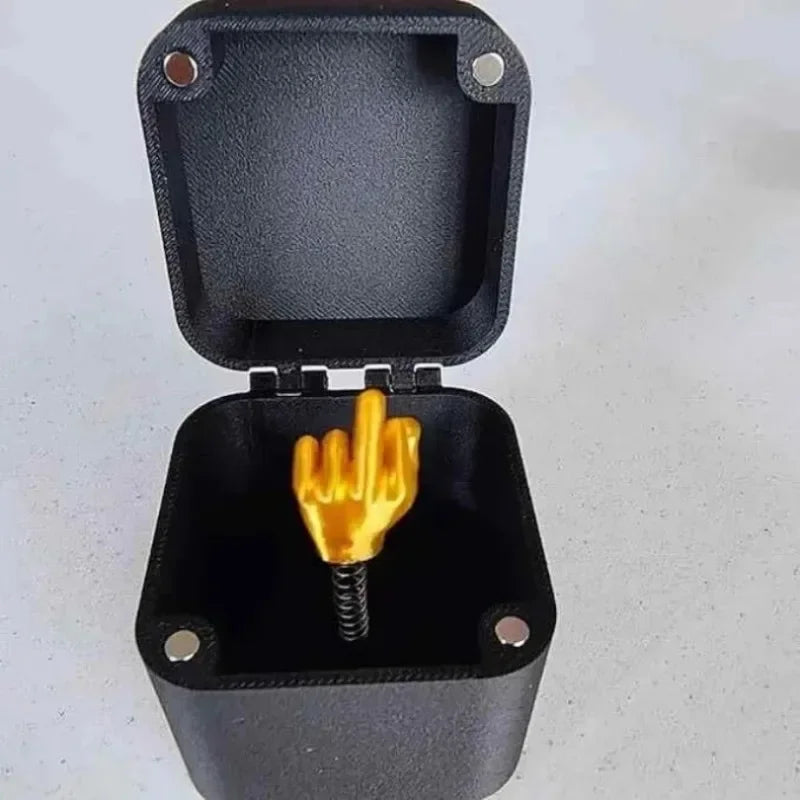 Pop-Up Middle Finger Prank Gift Box | Funny Novelty Gag Gift Novelty Prank Gift Box Peaceful Pleasures Health and Wellness