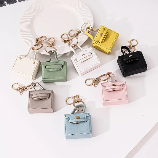 Small Square Bag Creative Mouth Red Envelope Keychain Headphone Car Peaceful Pleasures Health and Wellness