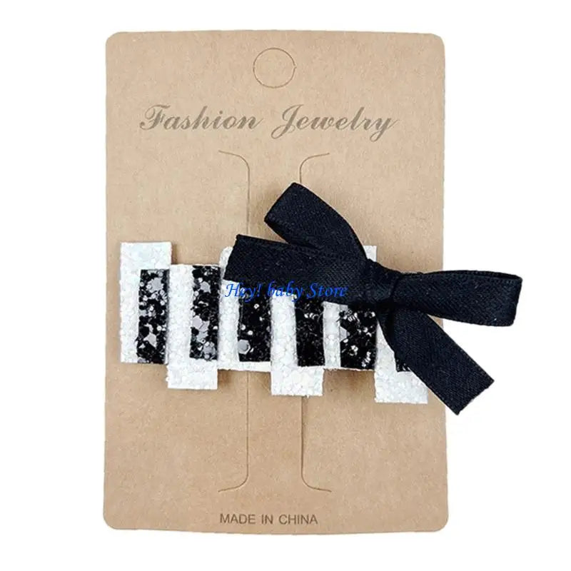 Music Note Hair Clips for Girls – Piano & Violin Barrettes