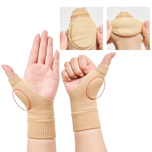 1[air Wrist Thumb Compression Arthritis Gloves, Breathable Wrist Support Wrist Brace Sleeve With Gel Thumb Injury Pads Peaceful Pleasures Health and Wellness