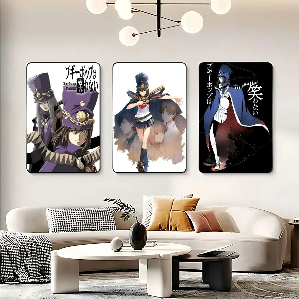 Anime B-Boogiepop and Others Poster HD Self Adhesive Waterproof Wall Art Ideal for Home Office Dorm Bedroom Great Gift Peaceful Pleasures Health and Wellness