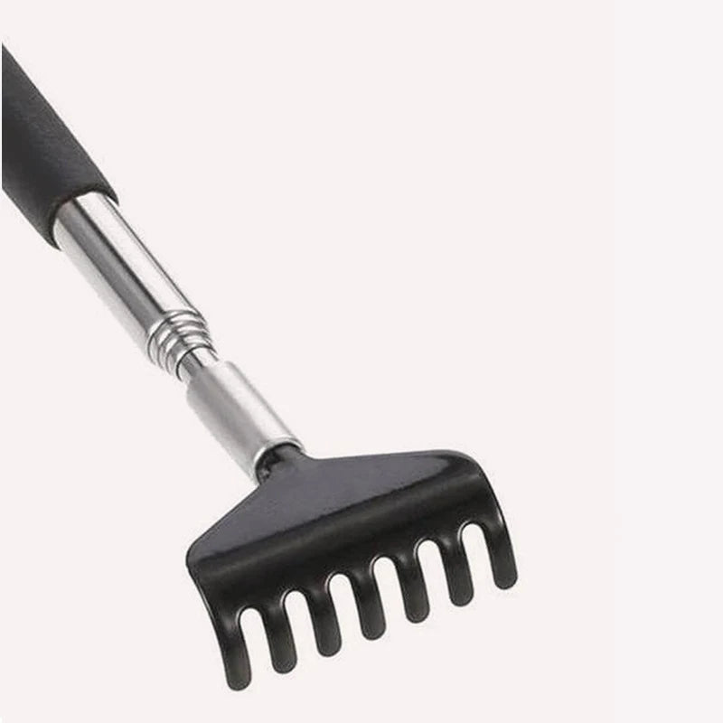 Itchy Scratch Retractable Back Gripper Double-Sided with 3 Detachable Gripper Heads Metal Claw/Rake for Hard-to-Reach Areas Peaceful Pleasures Health and Wellness