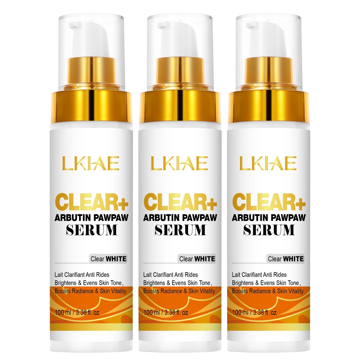 AILKE Arbutin Brightening Skincare Set – Vitamin C, Papaya & Carrot