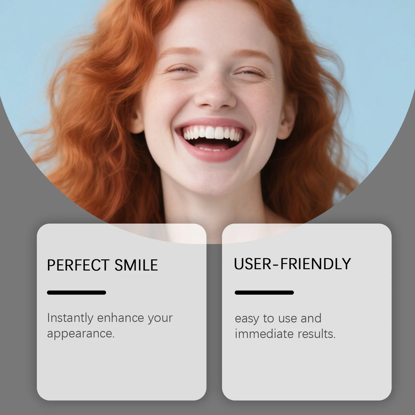 Temporary Silicone Denture Veneers Kit | Fake Teeth Whitening