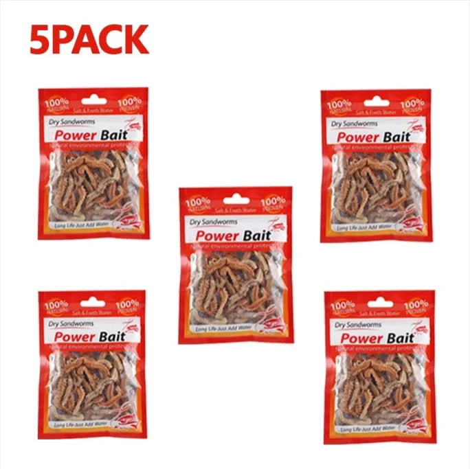 NEW 2026 Fishing Bait Fishing Lure Artificial Bug Smell Worms Gear For Outdoor Fishing Peaceful Pleasures Health and Wellness DY03-5Bags