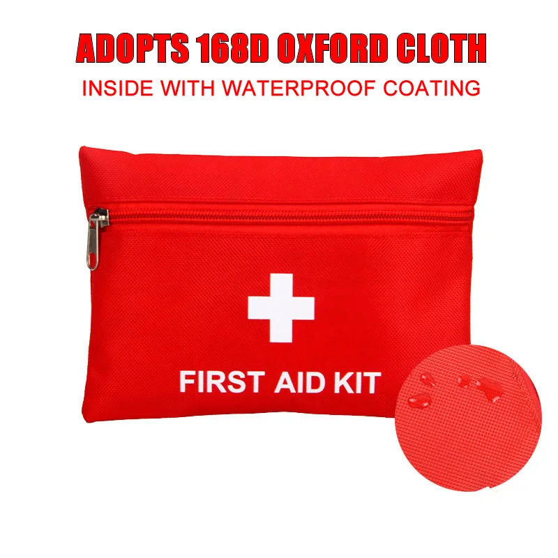 50-Piece Portable First Aid Kit – Car, Home, Travel & Outdoor