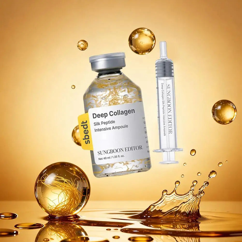Collagen Essence Water Needle Anti Wrinkle Facial Essence Repair Tightening Texture Refining Treatment Hydrating Skin Care Serum Peaceful Pleasures Health and Wellness