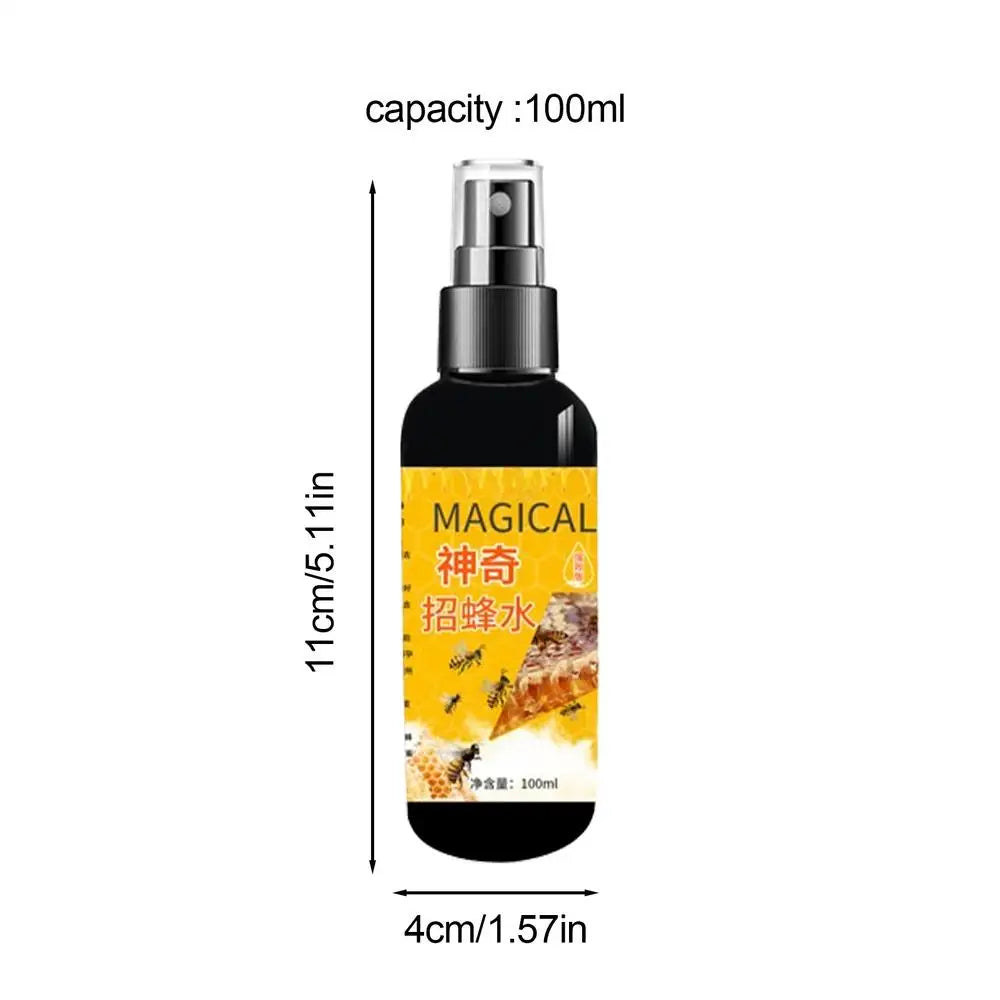 100ml Bee Attractant Spray Multipurpose Carpenter Attractant Lure Effective User-Friendly Bee Lure Portable Bee Bait For Bee Peaceful Pleasures Health and Wellness bee attracting water