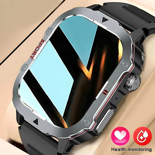 COTAUL Military Smartwatch Men | 2.19" BT Calling Fitness Tracker Military Smartwatch Peaceful Pleasures Health and Wellness