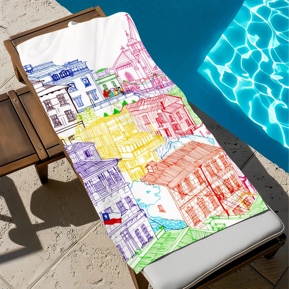Quick-Dry Beach Towel – Soft, Colorful, Lightweight | 11 Sizes Quick-Dry Beach Towel Peaceful Pleasures Health and Wellness z1 STJ40x70CM