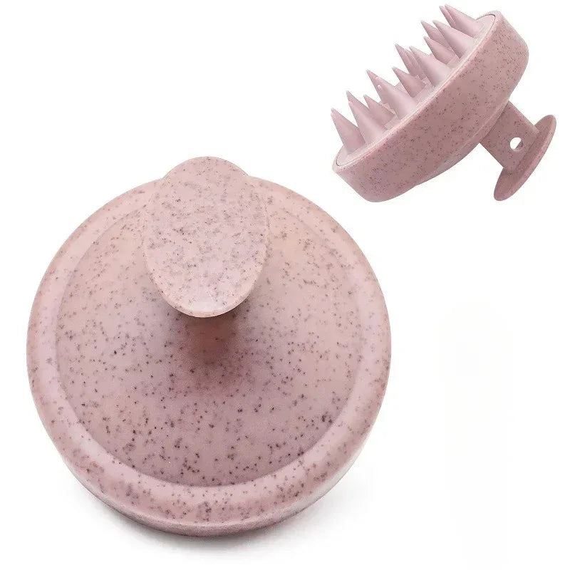 Silicone Scalp Massage Shampoo Brush – Hair & Body Scrubber