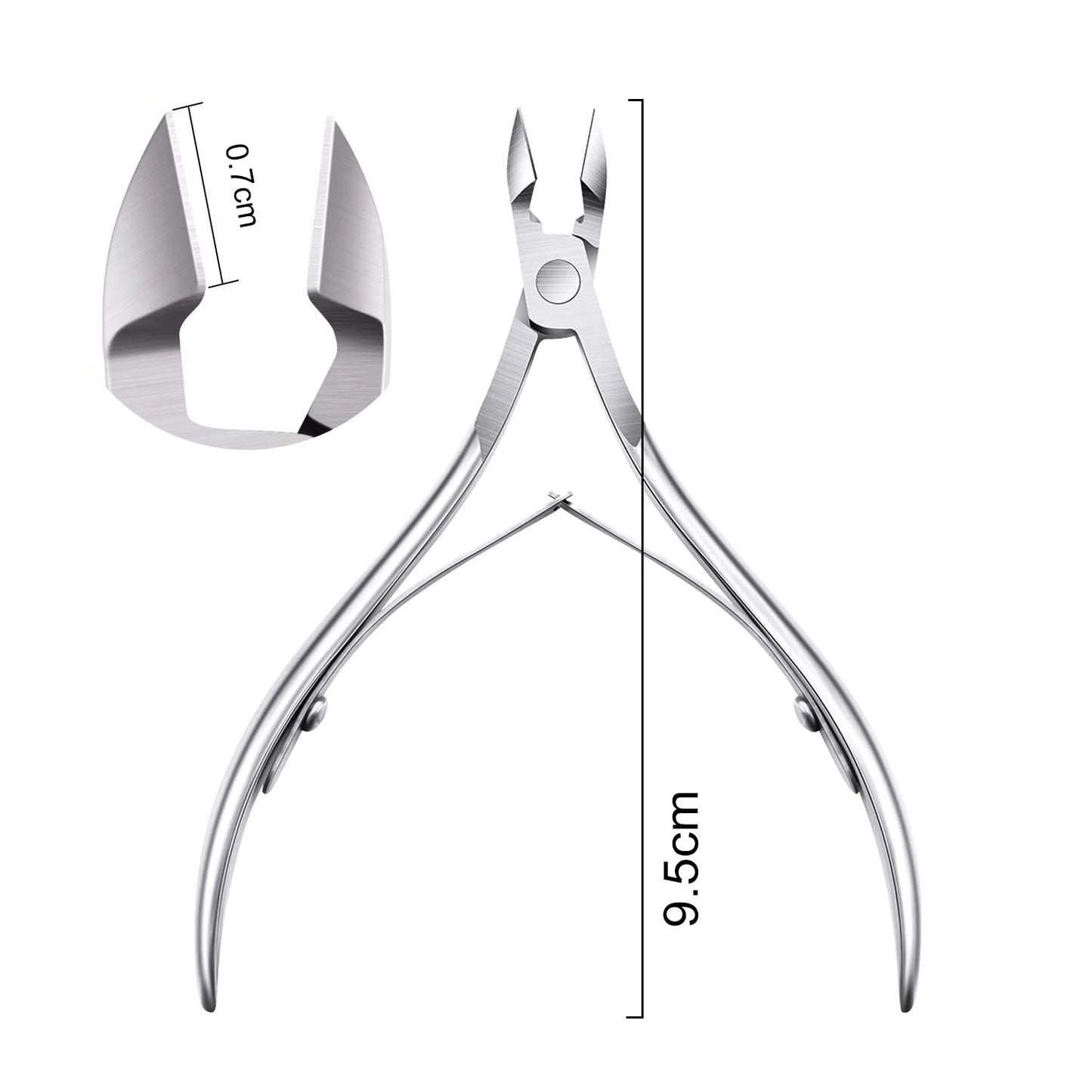 3 Packs stainless steel Cuticle Nippers Cuticle Trimmer,Professional Nail Care Tool For Manicure Pedicure And Nail Art Designs Peaceful Pleasures Health and Wellness