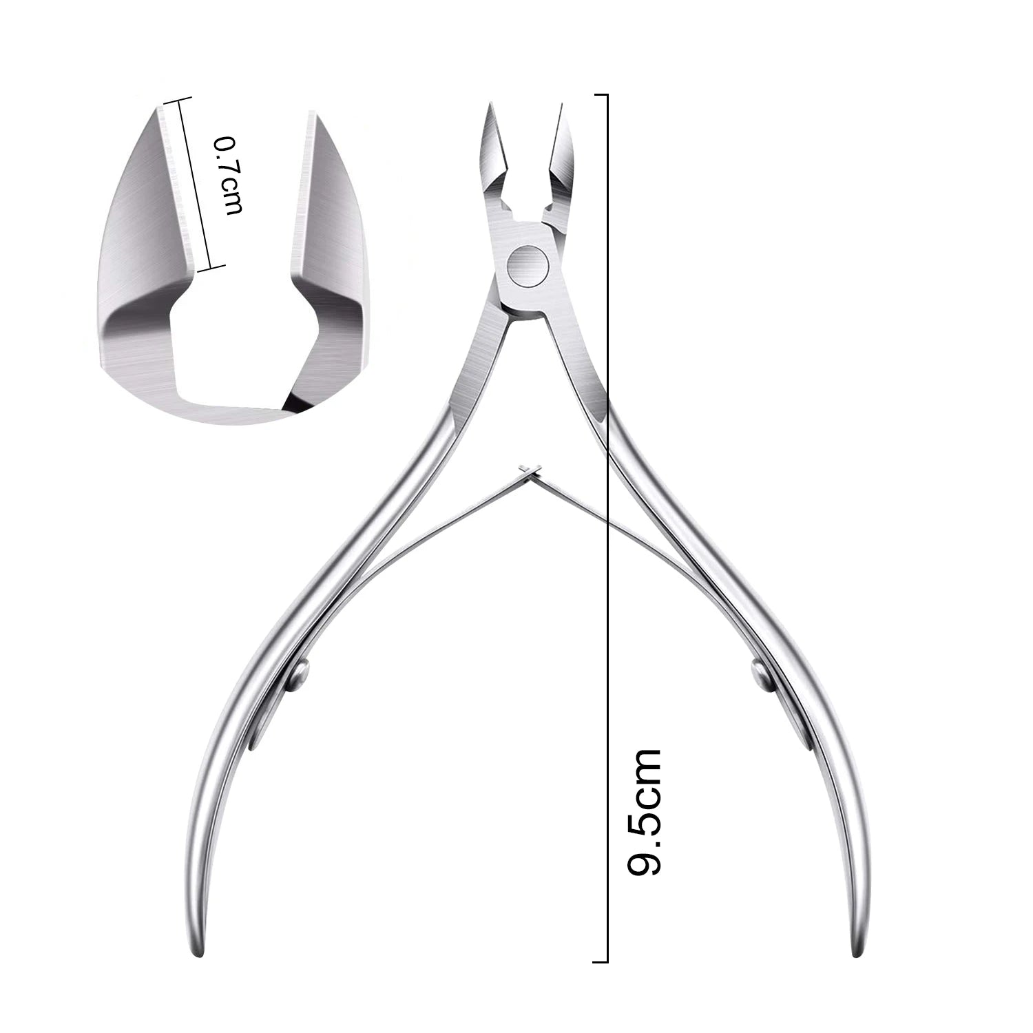 3 Packs stainless steel Cuticle Nippers Cuticle Trimmer,Professional Nail Care Tool For Manicure Pedicure And Nail Art Designs Peaceful Pleasures Health and Wellness